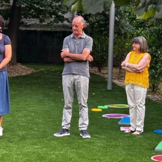 Inaugurato ill progetto &quot;Bussola Outdoor&quot;: nuovo percorso terapeutico all'aperto per i bambini