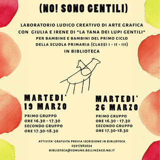 Laboratorio di arte grafica per bambini in Biblioteca