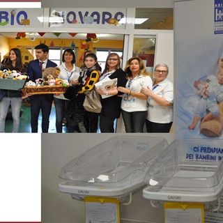 Dieci nuove culle per i neonati dell’Azienda ospedaliero-Universitaria Maggiore della Carità di Novara