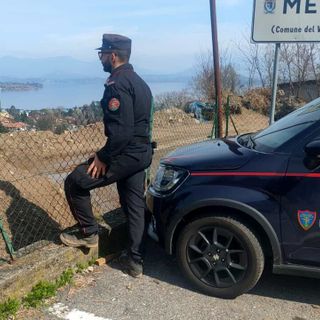 Frana a Meina: sequestrato il cantiere dai carabinieri forestali