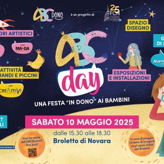 Festeggiamo il Terzo Anno di ABCDono al Broletto di Novara