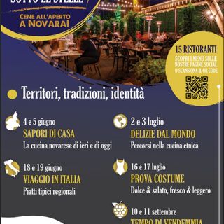 Il 16 e il 17 luglio arriva la prova costume per Chef sotto le stelle