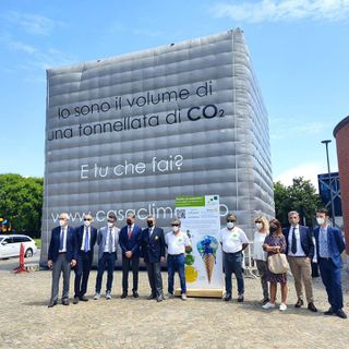È stato inaugurato ad Arona il Cubo di Co2