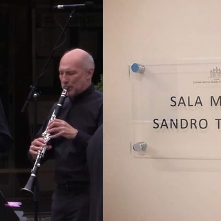È stata dedicata a Sandro Tognatti la sala musica del Conservatorio