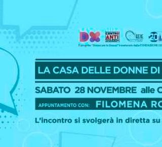 Centro antiviolenza: domani alle 15 incontro online con Filomena Rosiello de “La casa delle donne di Milano”