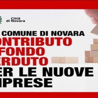 Contributi a fondo perduto: agevolazioni per le nuove imprese a Novara