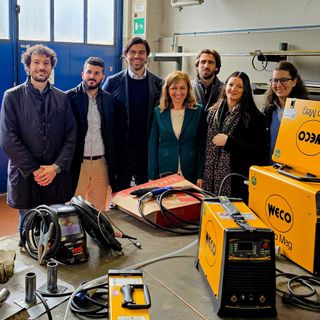 Il Gruppo Giovani Imprenditori di Cnvv dona una saldatrice