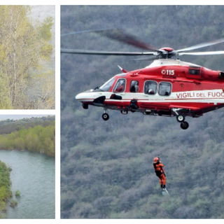 Si ribaltano con la canoa nelle acque del Ticino: salvati dai vigili del fuoco. FOTO