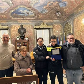 ‍Riconoscimento per Samuele Galdini, campione italiano paralimpico di nuoto pinnato e apnea