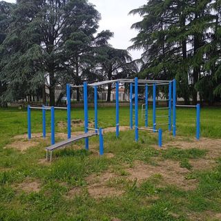 Al bioparco la nuova attrezzatura per allenarsi a corpo libero