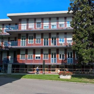 Il padiglione Lualdi dell’Ospedale Maggiore, sede della Pediatria
