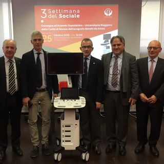 Ancos Confartigianato dona un ecografo all’Ospedale Maggiore della Carità di Novara. Sarà utilizzato nel Reparto di Medicina