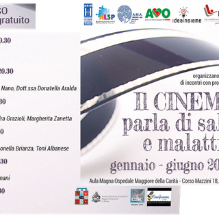 Progetto &quot;Il cinema parla di salute - malattia&quot;: l'iniziativa ha lo scopo di sensibilizzare la cittadinanza sui problemi della salute attraverso l’utilizzo del cinema