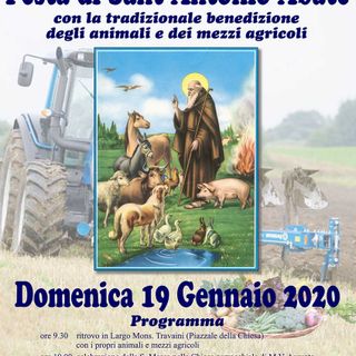 Trecate, il 19 gennaio la festa di Sant'Antonio Abate con la benedizione degli animali e dei mezzi agricoli