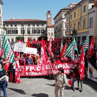 Tradizionale corteo e comizio del Primo Maggio a Novara