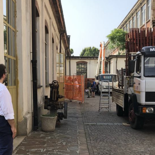 Sopralluogo tecnico della provincia nel cantiere di messa in sicurezza dell’Iti “Omar”