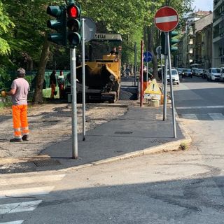 A Novara continua la risistemazione della piste ciclabili