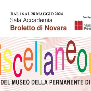 La mostra &quot;Miscellaneous&quot; al Broletto di Novara