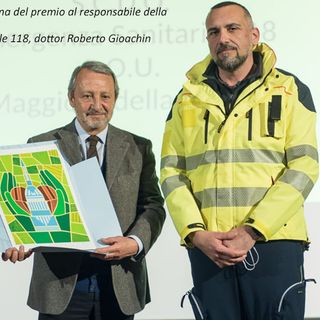Il 118 premiato ai 'Benemeriti della solidarietà'