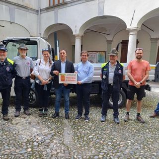 Romagnano Sesia, inaugurato il nuovo mezzo della Protezione Civile