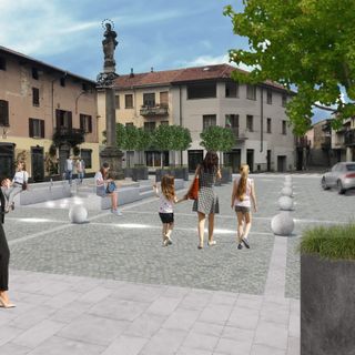 Ecco come sarà la piazza Santa Maria di Cameri