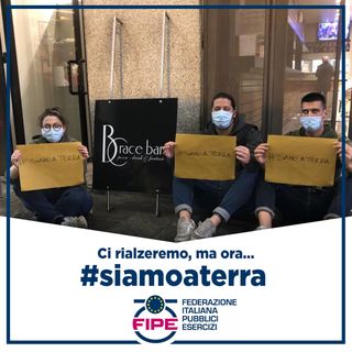 “Ci rialzeremo, ma ora... #siamoaterra”, l'appello al Governo di bar e ristoranti di Novara e Vco