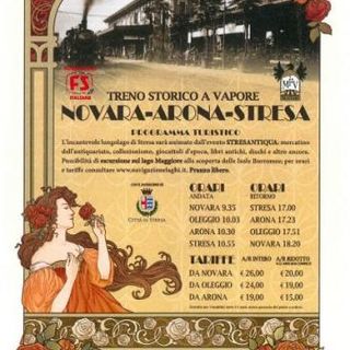 Domani tra Stresa ed Arona correrà il treno a vapore