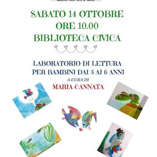 Laboratorio di lettura per i bambini dai 3 ai 6 anni