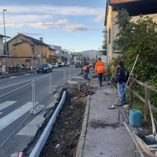 Dormelletto, iniziati i lavori del secondo lotto della pista ciclabile