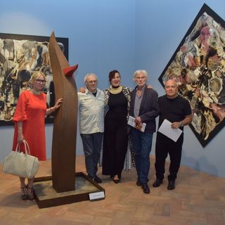Consiglieri della Provincia di Novara presenti all'apertura del premio nazionale d'arte città di Novara