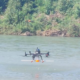 Droni e intelligenza artificiale per monitorare fiumi: progetto sperimentale a Novara