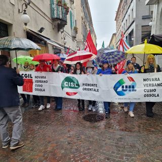 Il grazie della Cgil di Novara e Vco a chi è sceso in piazza il 1 Maggio