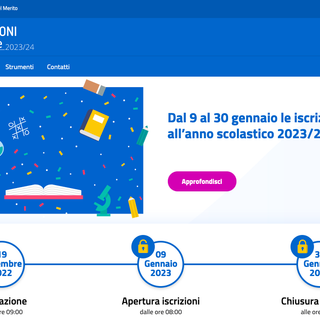 Al via le iscrizioni per l’anno scolastico 2023-24
