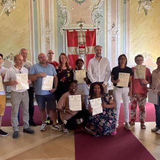 Consegnati gli attestati del corso di formazione organizzato dalla città di Trecate