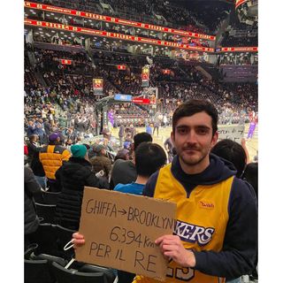 ''Ghiffa-Brooklyn 6394'', negli Usa per vedere il re Lebron James