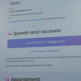 Dal 17 maggio sul sito della Regione arriva il certificato vaccinale: mezzi pubblici gratis il giorno della dose