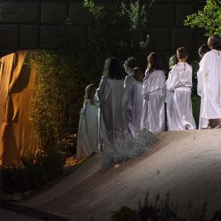 I bambini dell’Associazione Teatro Popolare di Sordevolo si preparano alla loro Passione