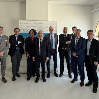 Nella foto da sinistra: Impaloni, Robiglio, Carrà, Bona, Santarella, Giovanardi, Capra, Ciccioni, Sartoretti, Ferraris