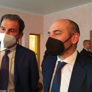 Nella foto: il direttore Donato Liguori e il viceministro Alessandro Morelli