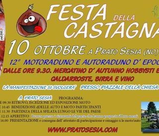 Prato Sesia, domenica il raduno d'auto e moto d'epoca per la Festa della Castagna