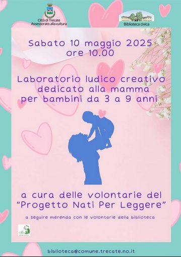 A Trecate un laboratorio per bambini dedicato alla Festa della mamma
