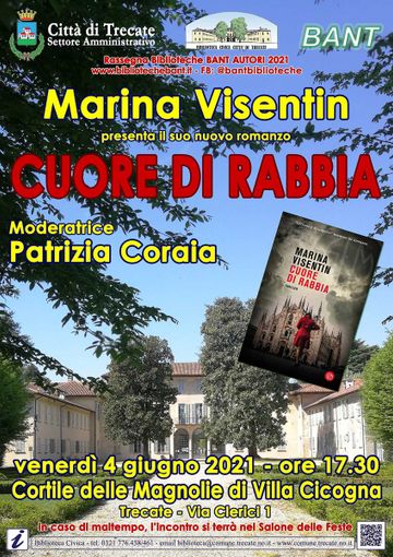 Parte il 4 giugno dal cortile della Magnolie di Trecate la rassegna BANT autori