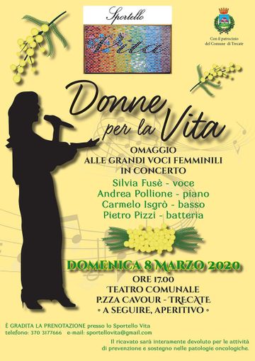 8 marzo con lo Sportello Vita: un omaggio alle grandi voci femminili