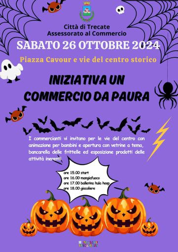 "Un commercio da paura": Halloween prende vita nei negozi e per le strade di Trecate "Un commercio da paura": Halloween prende vita nei negozi e per le strade di Trecate