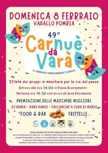 A Varallo Pombia torna il Carnuè: domenica l’49a edizione