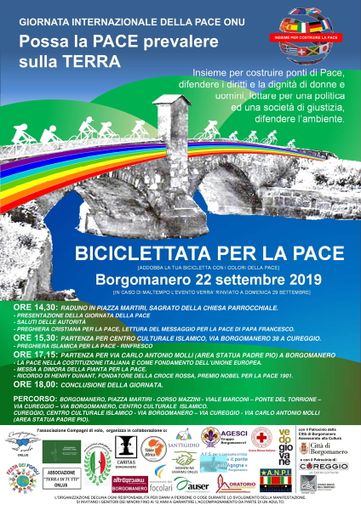 A Borgomanero la “Biciclettata per la pace” A Borgomanero la “Biciclettata per la pace”