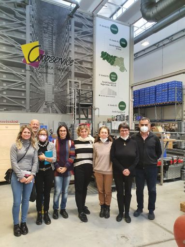 Una delegazione di Dirigenti delle Asl del Quadrante in visita al magazzino dei farmaci di Reggio Emilia
