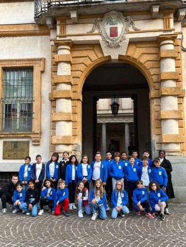Gli alunni del “Sacro Cuore” in visita a palazzo Natta per conoscere la provincia