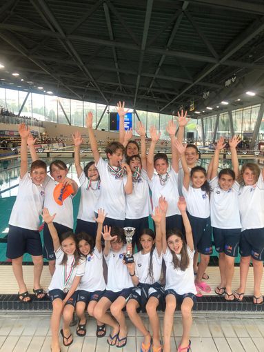 Tre vittorie, 11 podi e 5° posto a squadre ai regionali per gli “esordienti b” della Libertas Nuoto Novara Tre vittorie, 11 podi e 5° posto a squadre ai regionali per gli “esordienti b” della Libertas Nuoto Novara