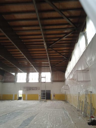 Interventi di sicurezza alla palestra del Fauser